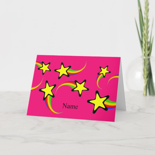 Carte Rainbow Shooting Stars Thunder_Cove (Devant)