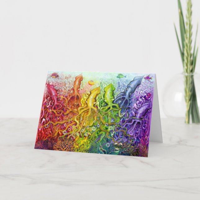 Carte Rainbow Squids (Devant)