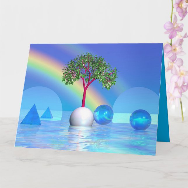 Carte Rainbow Tree (Orchidée)
