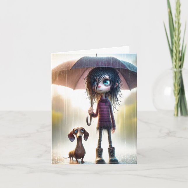 Carte Rainy Day Best Friend Card (Devant)