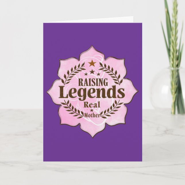 Carte Raising Legends – Real Mother Power (Devant)