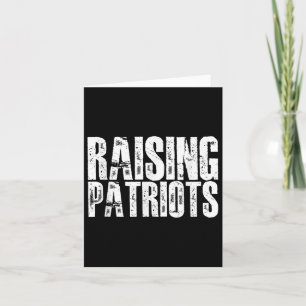 Carte Raising Rétro Patriotes Drôle 4 juillet Pères D