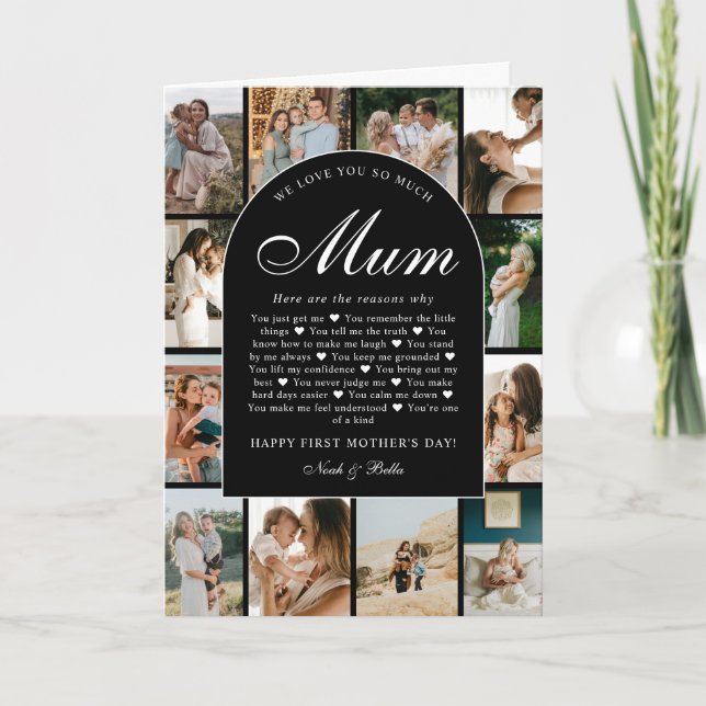 Carte Raisons pour lesquelles nous vous aimons Maman Pho (Devant)