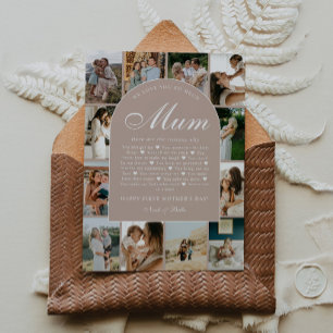Carte Raisons pour lesquelles nous vous aimons Maman Pho