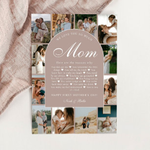 Carte Raisons pour lesquelles nous vous aimons Maman Pho
