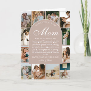 Carte Raisons pour lesquelles nous vous aimons Maman Pho
