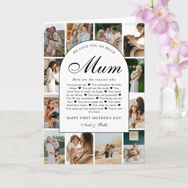 Carte Raisons pour lesquelles nous vous aimons Maman Pho (Orchidée)