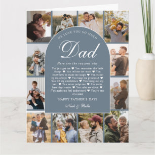Carte Raisons pour lesquelles nous vous aimons Papa Phot