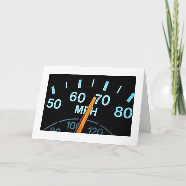 Carte RALENTIR / PROFITEZ DE VOTRE **40ème** ANNIVERSAIR (Devant)