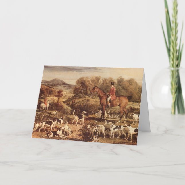 Carte Ralph Lambton et ses Hounds par James Ward (Devant)