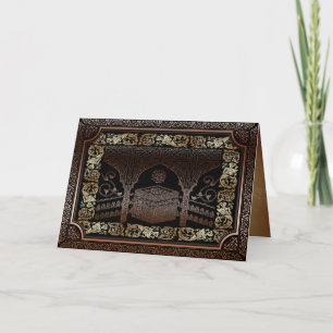 Carte Ramadan (décorated inside and out!)