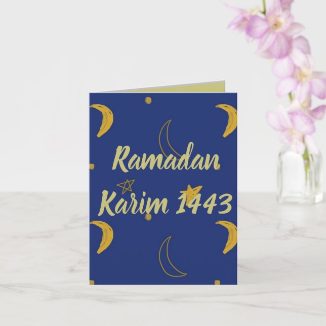 Carte Ramadan Karim 1443 (Orchidée)