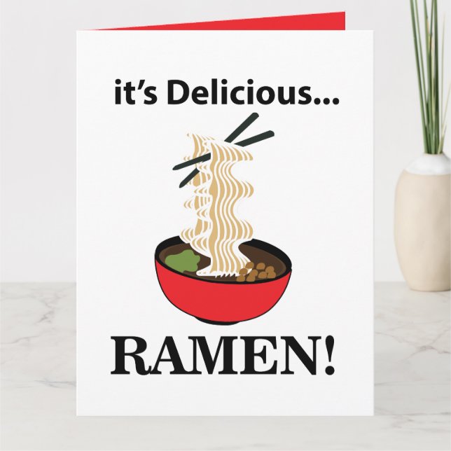 Carte Ramen C'est délicieux Ramen (Devant)