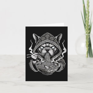 Carte Ramen nouilles pour enfants Anime Chien Ramen Japo