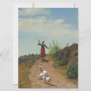 Carte Ramener le troupeau d'oies (par Paul Peel)