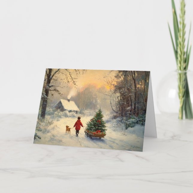 Carte Ramenez chez vous la joie des fêtes (Devant)