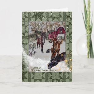 Carte ranch à cheval