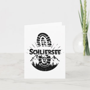 Carte Randonnée À Schliersee Allemagne Vacances Hiker