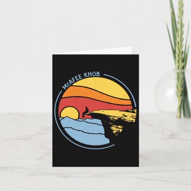 Carte Randonnée de la piste Knob de Mcafee Star géante C (Devant)