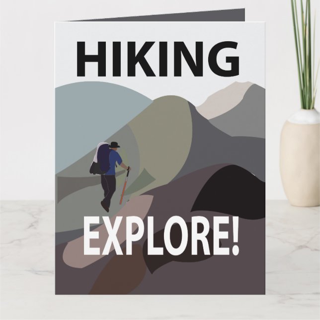 Carte Randonnée Explorer Montagnes Randonnée  (Devant)