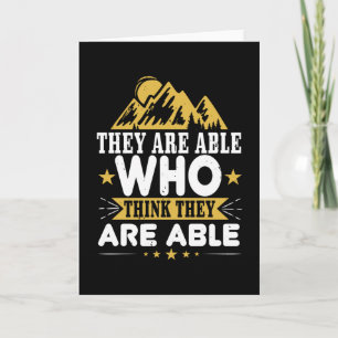 Carte Randonnée - Ils Sont Capables Qui Pensent Être Cap