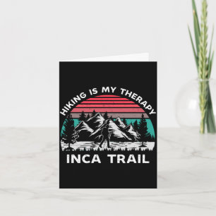 Carte Randonnée masculine sur le sentier inca jusqu'à Ma