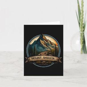 Carte Randonnée Souvenir du Mont Shasta Californie