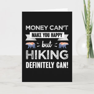 Carte Randonnée vous rend heureux Funny Hiker cadeau