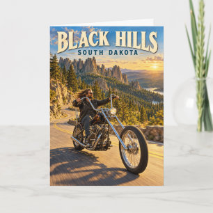 Carte Randonnées à moto dans les Black Hills du Dakota d