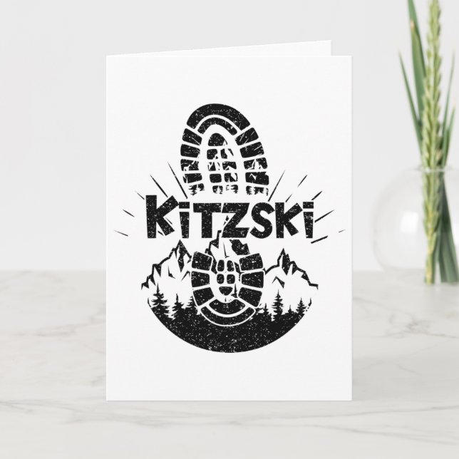Carte Randonneur Kitzski Tyrol Autriche Vacances  (Devant)