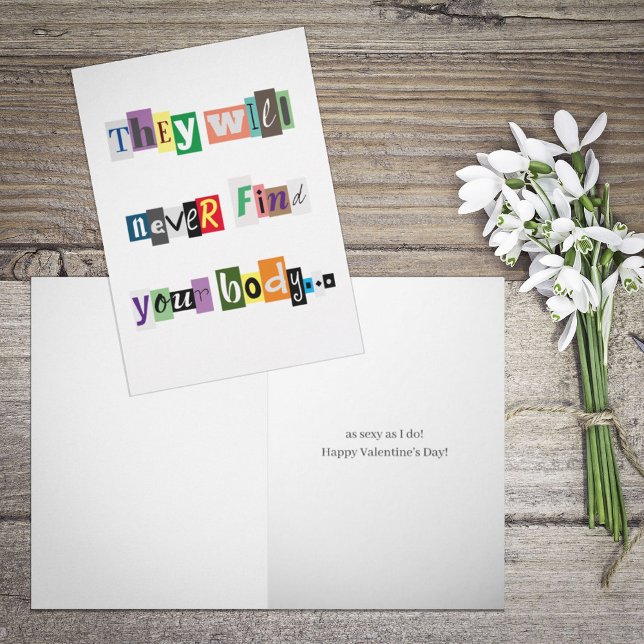 Carte Ransom, ils ne trouveront jamais votre corps de Sa (Créateur téléchargé)