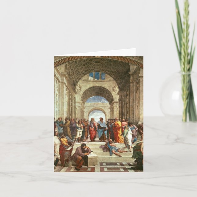 Carte Raphael - L'École d'Athènes (Devant)