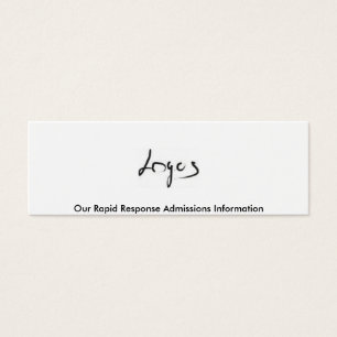 Carte rapide de l'information d'admissions de