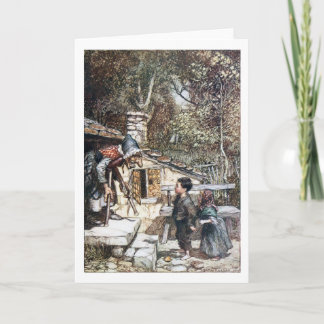 Carte Rassemblement de Hansel et de Grethel la sorcière