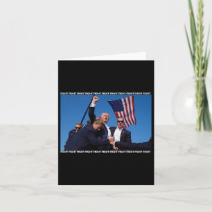 Carte Rassemblement Tirant Trump Tirant Sur L'Ination De