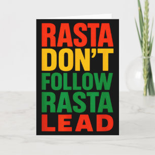 Carte Rasta ne suit pas, Citation Motivante _1 