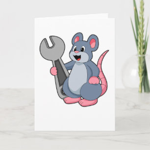 Carte Rat comme mécanique avec clé