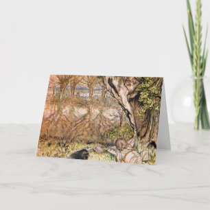 Carte Rat Et Mole Pique-Nique - Arthur Rackham