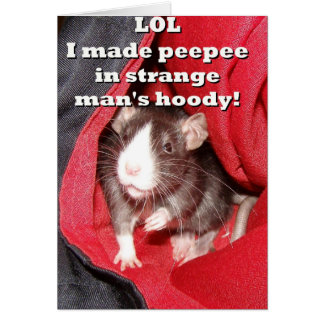 Carte Rat Naughty