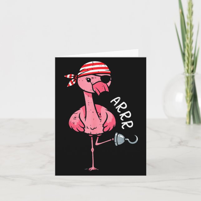 Carte Rate Flamingo Arrr Halloween Costume Women Girls K (Devant)