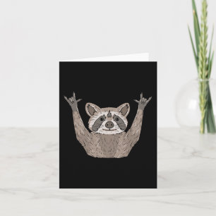 Carte Raton ILY geste de la main en langue des signes am