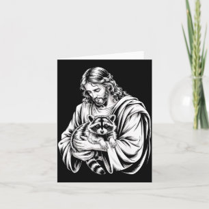 Carte Raton laveur Jésus Raton laveur détruit Raton lave
