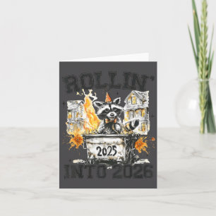 Carte Raton laveur roulant dans 2026 Drôle de feu de ben