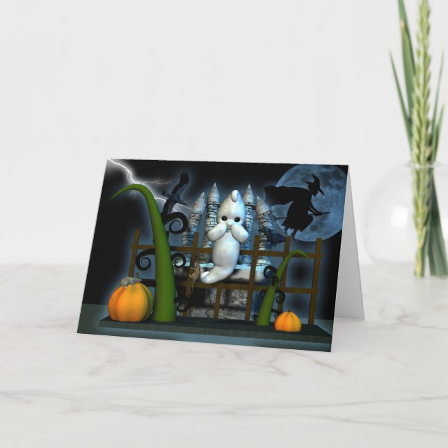 Carte Rats de sorcière de fantôme de Halloween et (Devant)