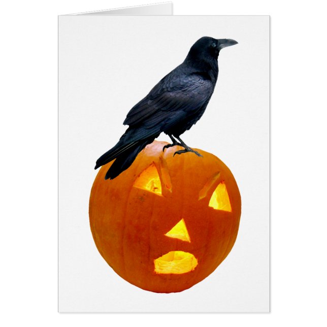Carte Raven Jack-o-Lantern (Devant)