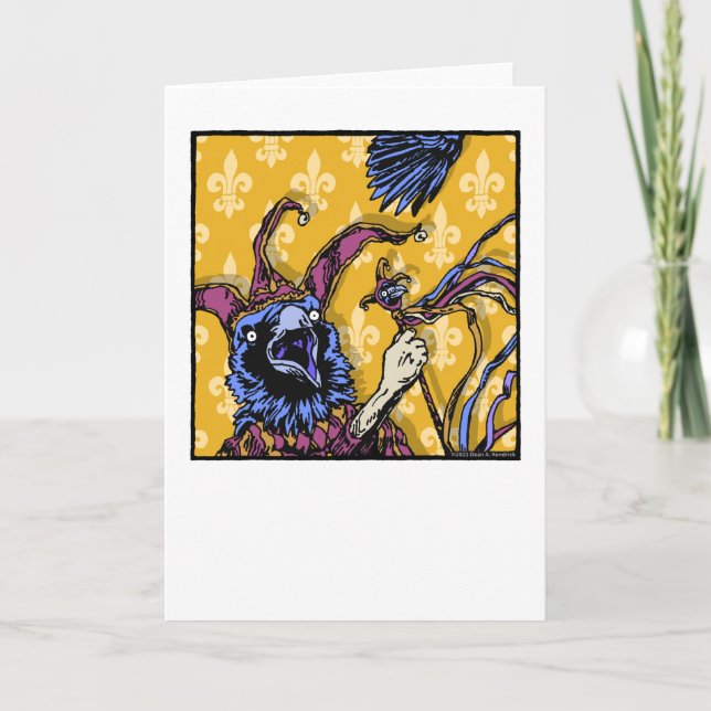 Carte Raven Mad - Intérieur Vide Cauchemar Pop Gothique  (Devant)