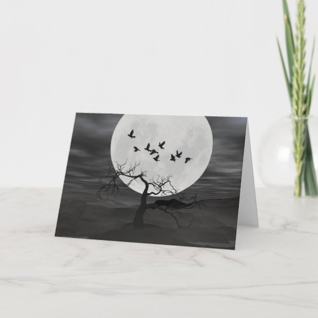 Carte Ravens contre la Pleine lune (Devant)