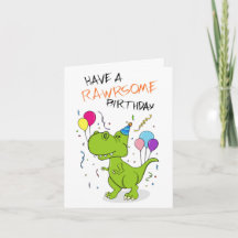 Rawrsome Dinosaur Anniversaire