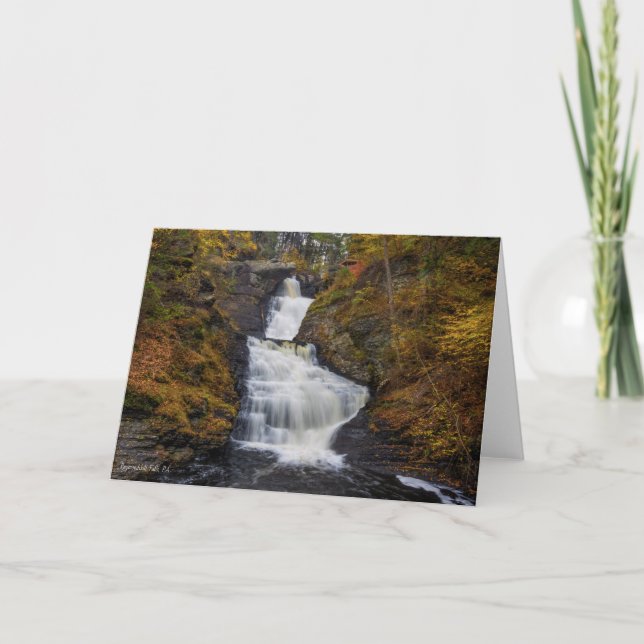 Carte Raymondskill Falls à l'automne 2018 (Devant)