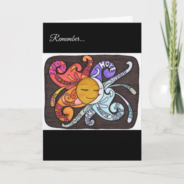 Carte Rays of Hope Greeting Card (Devant)